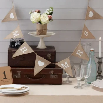 Mr & MRS Hessian Bunting