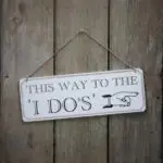 Brighton 'I Do's' Sign