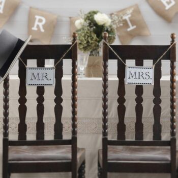 Mr & Mrs Chair Signs