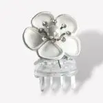 Satin Shine Bloemclipjes - per 5 stuks