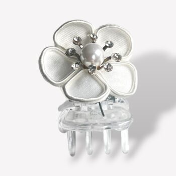 Satin Shine Bloemclipjes - per 5 stuks