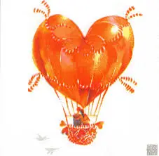 Servetten – Hartvormige Luchtballon