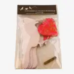Romantische Slinger met Lila Vogels & Harten