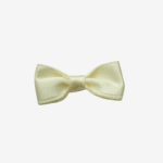 Vienna Satin Bow 4 cm – ivoor