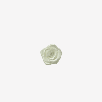 Sapporo Satinrose 1,5 cm – wit (set van 20)