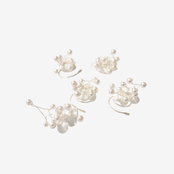 Curlie Floral Pearl Twist - per 2 stuks