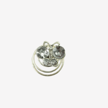 Strass Vlinder Curlies - per 6 stuks