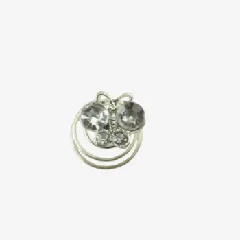 Strass Vlinder Curlies - per 6 stuks