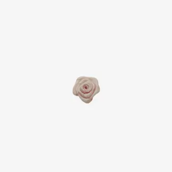 Osaka Mini Rosette 1,5 cm – lichtroze satijn