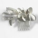 Haar­kam Ivory Dream – met bloem en parels