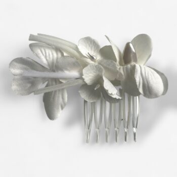 Haar­kam Ivory Dream – met bloem en parels