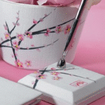 Pen & penhouder Blossom