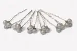 Amalfi Pearl Cluster Haarpinnen - per 6 stuks