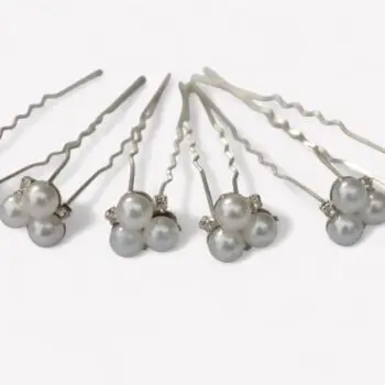 Amalfi Pearl Cluster Haarpinnen - per 6 stuks
