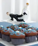 Humoristische Taarttopper Bruid met de Bovenhand