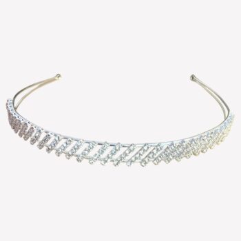 Goudkleurige Diadeem met Strass – 1 cm