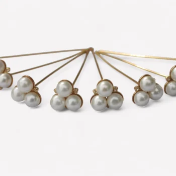 Vienna Pearl Trio Haarpinnen set van 6 stuks