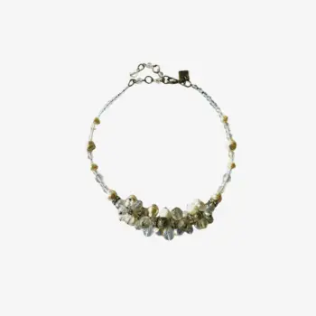 Ketting ‘Dahlia’ – Parel & Glaskraal