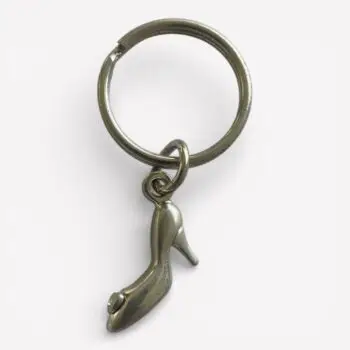 Sleutelhanger muiltje – Assepoester stijl (3 cm)