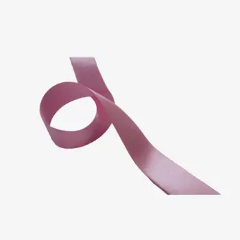 Roze satijnlint 25 mm enkelzijdig – roze – glanzend aan één zijde – 10 meter rol – budgetkwaliteit