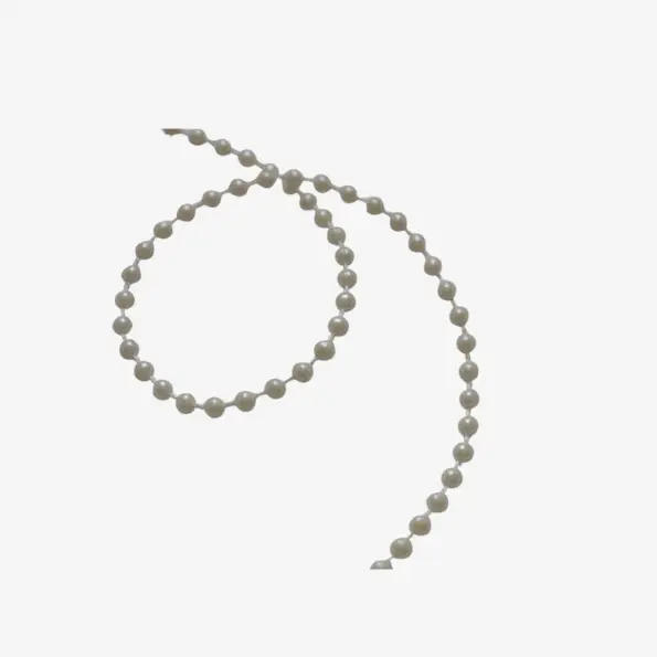 parelkoord – ivoor – 0,4 cm parels – 10 meter – decoratief koord