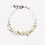 Ketting Iris – 2 Strengen Parel & Swarovski