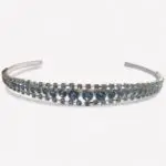 Diadeem met Blauwe Strass