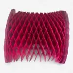 Bordeauxrode papieren slinger – set van 2 (3 meter)