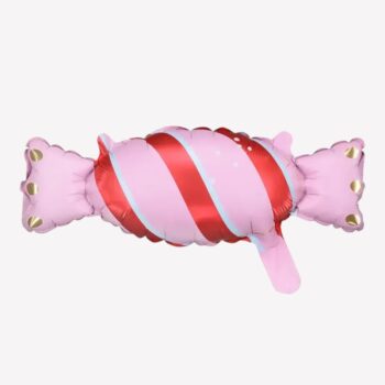 Folieballon Snoepje – mixkleuren (40 × 16,5 cm, set van 5 stuks)