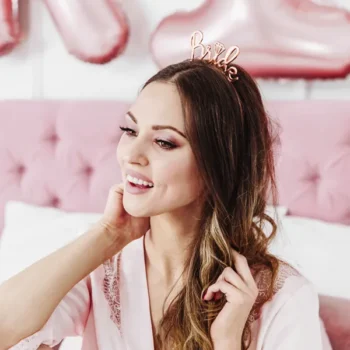 Diadeem Bride – roségoud