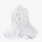 Witte papieren klok (29 × 30 cm)