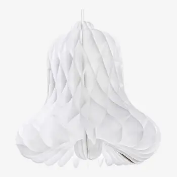 Witte papieren klok (29 × 30 cm)