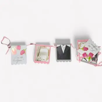 Vlaggenlijn “Leve het bruidspaar!” – 3 meter