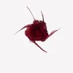 Roos van veertjes – dieprood (9 cm)