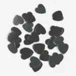 Zilveren hartjes – metallic tafeldecoratie (15 gram)