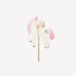 Verjaardagskaars – Eenhoorn (9 cm)