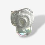 Mini haar­klemmetjes Petit Rose – set van 6 ivoorkleurige roosjes