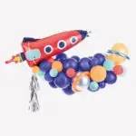 Ballonguirlande raket – Space thema (154 × 130 cm)
