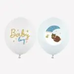Baby Boy ballonnen – 30 cm (set van 6)