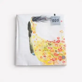 Servetten bruidspaar bloemen – 33 × 33 cm (20 stuks)