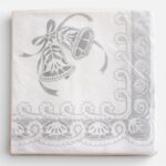 Servetten weddingbells – 33 × 33 cm (20 stuks)