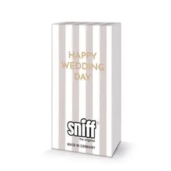 Papieren zakdoekjes Happy Wedding Day – 10 stuks